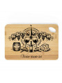 Planche à Découper Bambou 30x20 cm – Personnalisable sur le thème de Bacchus et de l'esprit du vin
