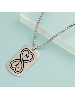 Collier pendentif infini...