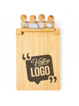 Set à fromages personnalisé avec logo gravé – Coffret élégant