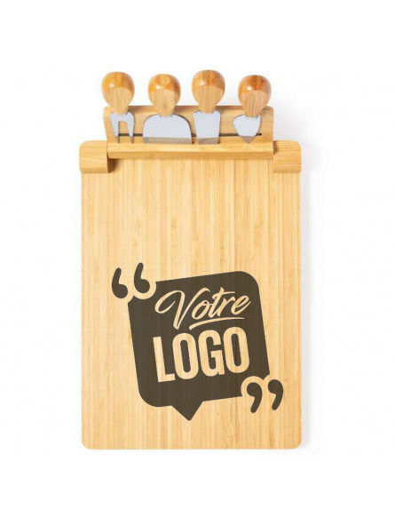 Set à fromages personnalisé avec logo gravé – Coffret élégant