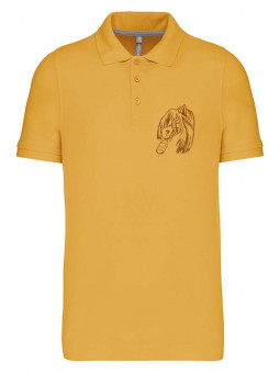 Polo homme manches courtes...