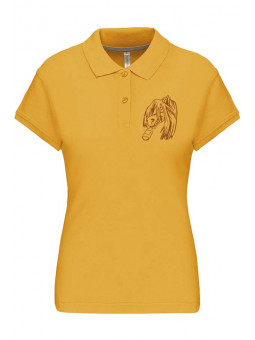 polo femme manches courtes...