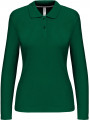 polo manches longues femme vert