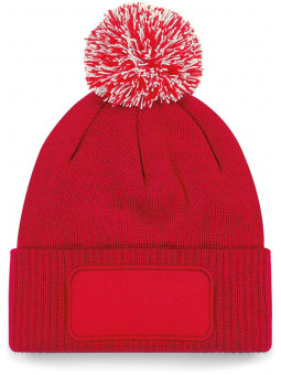 bonnet rouge personnalisé avec motif ou prénom brodé