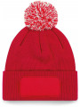 bonnet rouge personnalisé avec motif ou prénom brodé