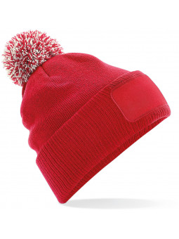 bonnet publicitaire rouge personnalisé avec logo