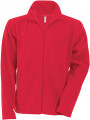 veste micropolaire zipée enfants rouge