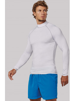 T-shirt adulte technique à manches longues avec protection anti-UV