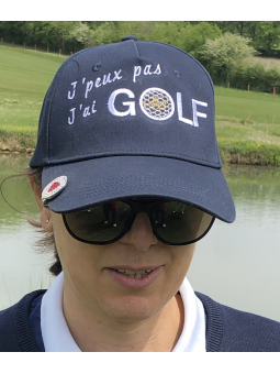 idée cadeau la casquette " J'peux pas j'ai golf "