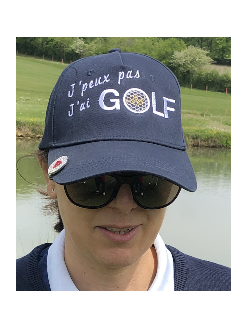 idée cadeau la casquette " J'peux pas j'ai golf "