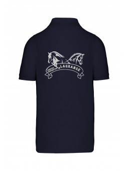 polo homme 100% coton du centre équestre Lagrange