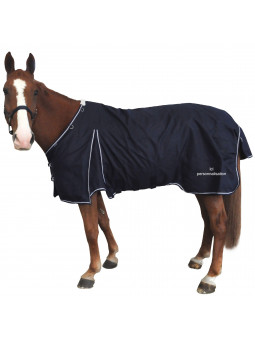 couverture imperméable pour cheval ou poney 0 gr personnalisée avec broderie