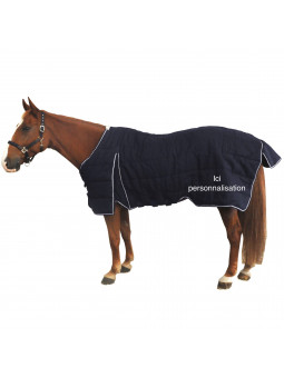 couverture pour chevaux de box personnalisée et brodée