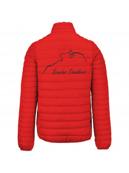 caval shop Doudoune rouge légère homme des Ecuries Cavalers