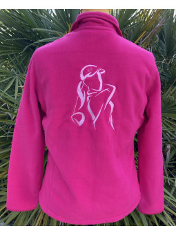 Gilet micropolaire fuchsia...