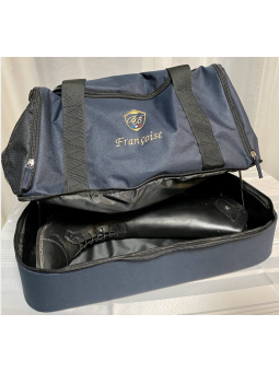 Sac d'équitation avec accès direct au rangement des bottes