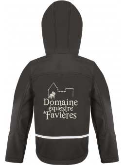 Veste softshell enfant à...