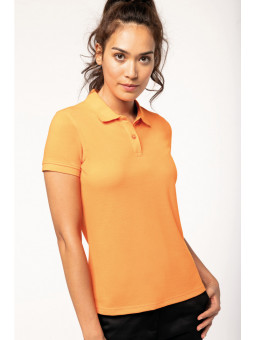 Polo antibactérien manches courtes femme personalisable avec votre logo brodé