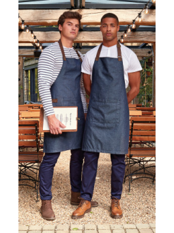Tablier à lanières en simili cuir personnalisable avec votre logo brodé