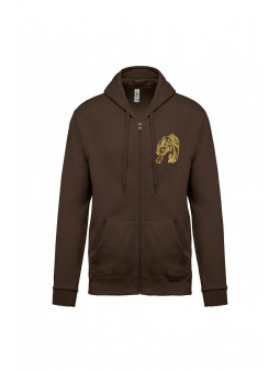 sweat jaune à capuche,...