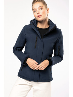Parka softshell doublée à...