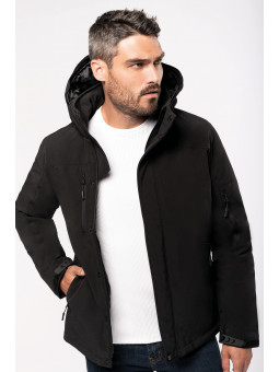 Parka softshell doublée à...