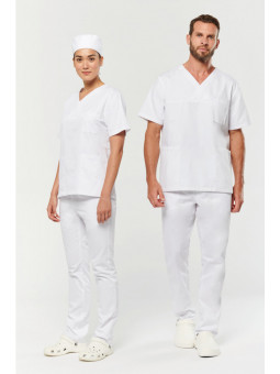 tunique de médecin, infirmière personnalisable avec nom brodé ou logo