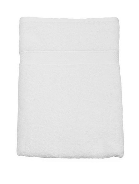Serviette de toilette Luxe 100% coton blanc 500 g 50x100 cm (le