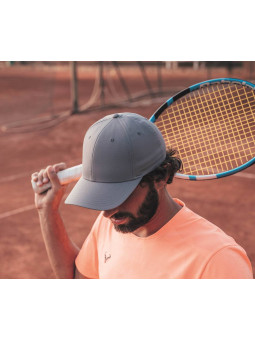 Casquette baseball  Visière courbée. Fermeture par Velcro idéale pour la personnalisation par broderie