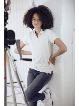 Polo femme 100% coton...