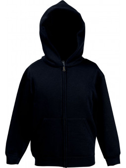 Sweat-shirt enfant zippé à...