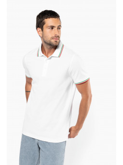 Polo homme manches courtes...