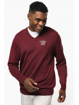 pull col V officiel de l'AS du golf de Margaux